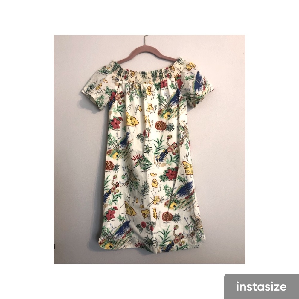 J.Crew tropical print dress
